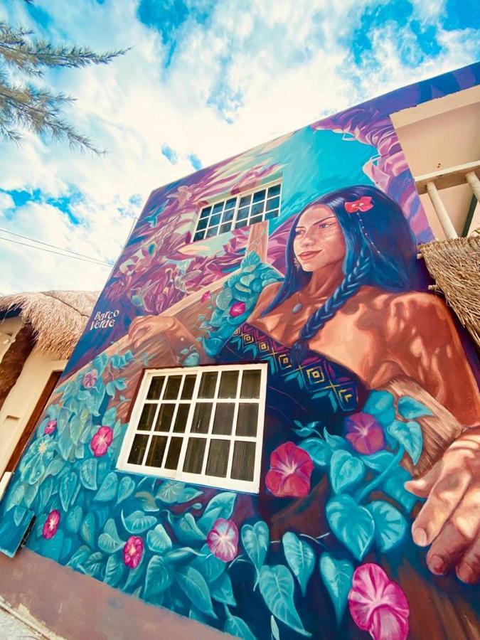 Barco Verde Hostel جزيرة هول بوكس المظهر الخارجي الصورة