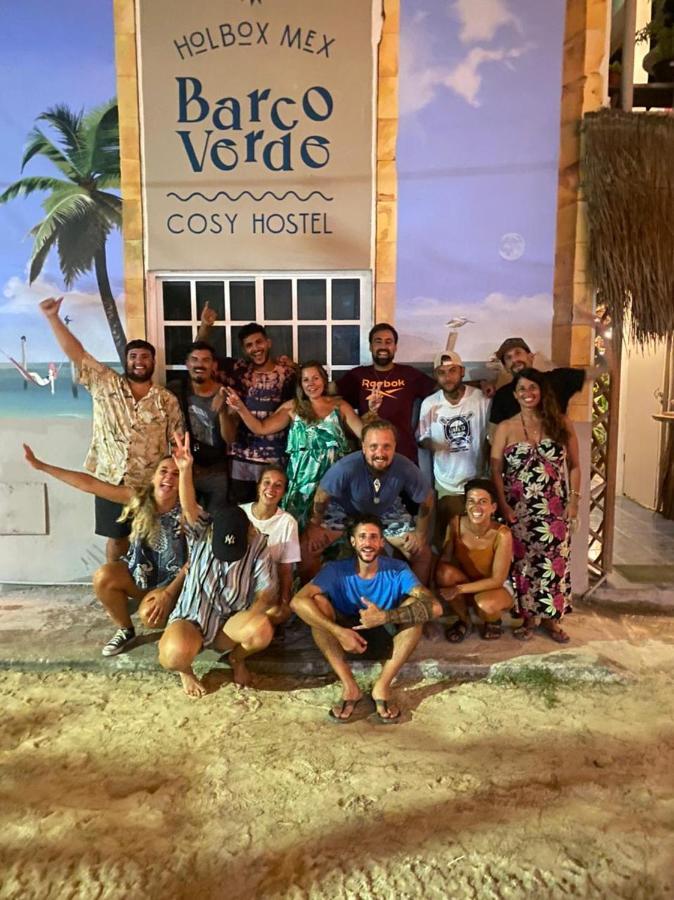 Barco Verde Hostel جزيرة هول بوكس المظهر الخارجي الصورة